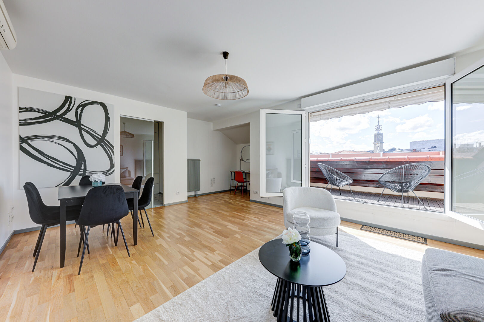 Appartement en dernier étage, 93 m2